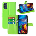 Motorola E32      Pu Wallet Case    [Green]