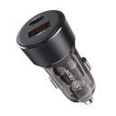 Acefast 60W PD+QC Super Fast Car Charger w/ Metallic & Transparent Body (B12)