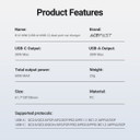 Acefast 60W PD+QC Super Fast Car Charger w/ Metallic & Transparent Body (B12)