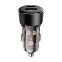 Acefast 60W PD+QC Super Fast Car Charger w/ Metallic & Transparent Body (B12)