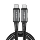 Acefast 240W Super Durable Premium PD USB-C to USB-C Cable w/ 4K HDMI Video & Audio, 40GB PS, USB 4.0 (C1-09) 