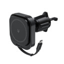 Acefast 15W Magnetic Wireless Charging Air Vent Phone Holder w/ Built-in Retractable Cable (D32)