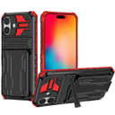 Apple iPhone 16 Plus  Kickstand Heavy Duty Case [Red]