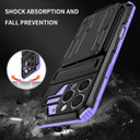 Apple iPhone 16 Pro  Kickstand Heavy Duty Case [Purple]