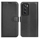Oppo Reno 12 Pro Pu Wallet Case [Black]
