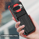 Google Pixel 9 Pro XL  Kickstand Heavy Duty Case [Red]