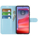 Moto Edge 50 Pro Pu Wallet Case [Lightblue]