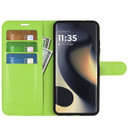 Moto Edge 50 Fusion Pu Wallet Case [Green]