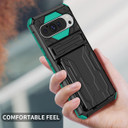 Google Pixel 9 Pro XL  Kickstand Heavy Duty Case [Teal]