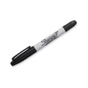 SHARPIE Single Twin Tip Permanent Marker with Fine & Ultra-Fine Tips. Permanent on most Surfaces. Quick Drying, Fade & Water-resistant Ink.  