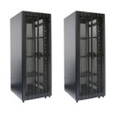 DYNAMIX 45RU Server Cabinet 800mm Deep (800 x 800 x 2181mm) Includes 3x fixed shelves, 4x fans, 25x cage nuts, 4x castors, 4x levelling feet Single front & bifold rear mesh doors. 6-Way PDU installed. Black