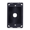 AMDEX Switch Plate ONLY. 1 Gang Wall Face Plate (Accepts Clipsal Style Mechs). Black   