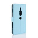 Sony Xperia XZ2 Premium      PU Wallet Case    [Lightblue]