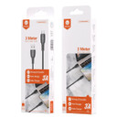 Vipfan 3A Fast & Safe Charge Cable w/ 2M & 3M (X5) - 3M  Micro USB [Black] 