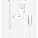 Type-C Earphone Universal (M11) _ Works for Samsung phones & iPhone 15/16 [White] 