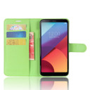 LG V30+      Pu Wallet Case    [Green]