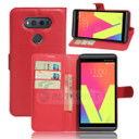 LG V20      Pu Wallet Case    [Red]