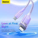 Baseus Type-C to iPhone Purple 2m