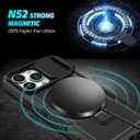 Apple iPhone 13 Pro Magsafe Sliding Cover Case Black