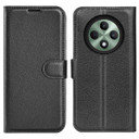 Oppo Reno 12F 5G      Pu Wallet Case    [Black]