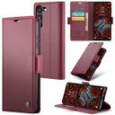 Samsung Galaxy S24+      Pu Wallet Case    [Maroon]