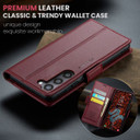 Samsung Galaxy S24+      Pu Wallet Case    [Maroon]