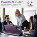 Apple Iphone 15 Plus      Pu Wallet Case    [Purple]