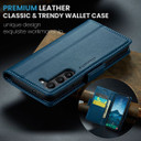 Samsung Galaxy S24      Pu Wallet Case    [Navy]