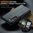Samsung Galaxy S24+      Pu Wallet Case    [Black]
