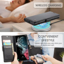 Samsung Galaxy S22 Ultra      Pu Wallet Case    [Black]