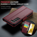 Samsung Galaxy S22+      Pu Wallet Case    [Maroon]