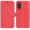 Oneplus Nord Ce4 Lite      Pu Wallet Case    [Red]