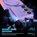 Samsung Galaxy S24 Fe      Magsafe Sliding Cover Case    [Purple]