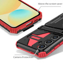 Samsung Galaxy S24 Fe  Kickstand Heavy Duty Case [Red]