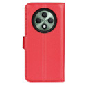 Oppo Reno 12F 5G      Pu Wallet Case    [Red]