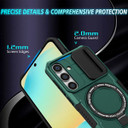 Samsung Galaxy S24 Fe      Magsafe Sliding Cover Case    [Teal]