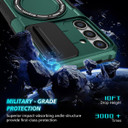 Samsung Galaxy S24 Fe      Magsafe Sliding Cover Case    [Teal]