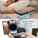 Apple Iphone 14 Pro      Pu Wallet Case    [Brown]