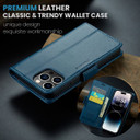 Apple Iphone 14 Pro Max      Pu Wallet Case    [Navy]