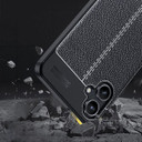 Samsung Galaxy A06 4G      Leather Texture Case    [Black]