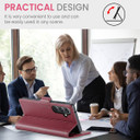 Samsung Galaxy S23 Fe      Pu Wallet Case    [Maroon]