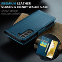Samsung Galaxy S22+      Pu Wallet Case    [Navy]