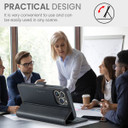 Apple Iphone 14 Pro      Pu Wallet Case    [Black]