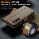 Samsung Galaxy S23      Pu Wallet Case    [Brown]