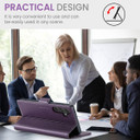 Samsung Galaxy A55 5G      Pu Wallet Case    [Purple]