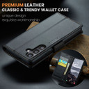 Samsung Galaxy S24 Fe      Pu Wallet Case    [Black]
