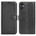 Samsung Galaxy A06 4G      Pu Wallet Case    [Black]