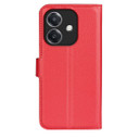 Oppo A60 5G      Pu Wallet Case    [Red]