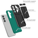 Samsung Galaxy S24 Fe  Kickstand Heavy Duty Case [Teal]