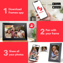 Firefly Frameo 10.1" WiFi Digital Photo Frame - Black (FF-101W)